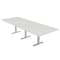Skutchi Designs 45 in W, 144 in L, 29 in H, Engineered Wood Top, White HAR-REC-48x143-T-WHCYPRESS - alternate 1